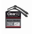 thumbnail image 1 of Clear IQ Premium Silicone Beam Front Wiper Blade Set – 21in. Driver Side & 19in. Passenger Side, 1 of 10