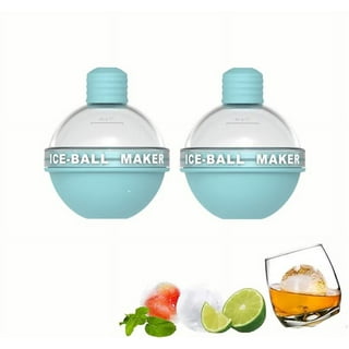 SIMPLETASTE Crystal Clear Ice Ball Maker Mold - 2.36 Inch Clear Sphere,  Plus 2 Ice Ball Storage