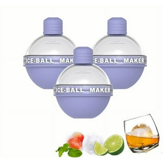 Bangp Clear Ice Ball Maker Mold,Crystal Clear Ice Sphere Maker,2 Cavity  Clear Ice Balls Form - Make 2 Large 2.4 Clear Ice Spheres for