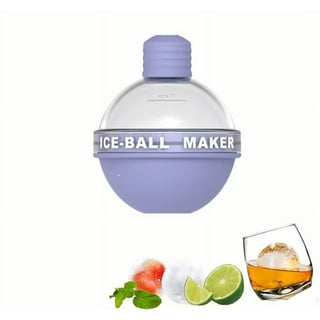 TEENRA 2 In 1 Crystal Clear Ice Ball Maker Silicone Ice Mold Tray Ice Cube  Maker