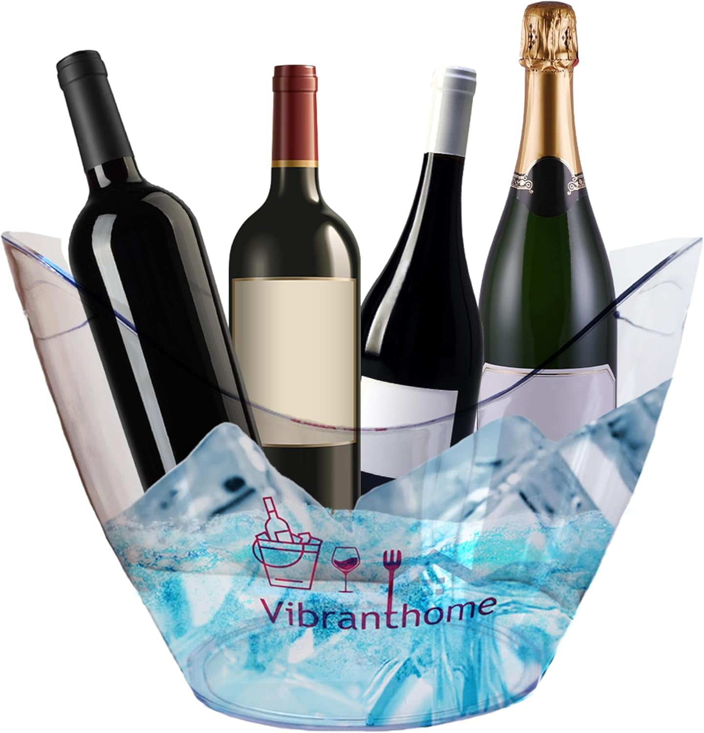 Clear Ice Bucket for All Occasions, Ice Buckets for Parties, Mimosa Bar ...