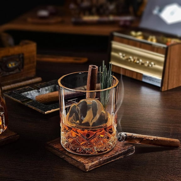 Clear Ice Cube Maker - 2.5" Ball - Stainless Steel Clear Ice Maker - Compact Design - for Whiskey, Cocktails, Bourbon - 2 PACK with Ice Tong & Ice Box