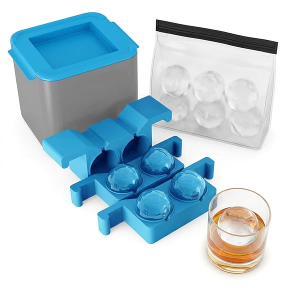 Clear Ice Sphere Maker | With Storbag Mold