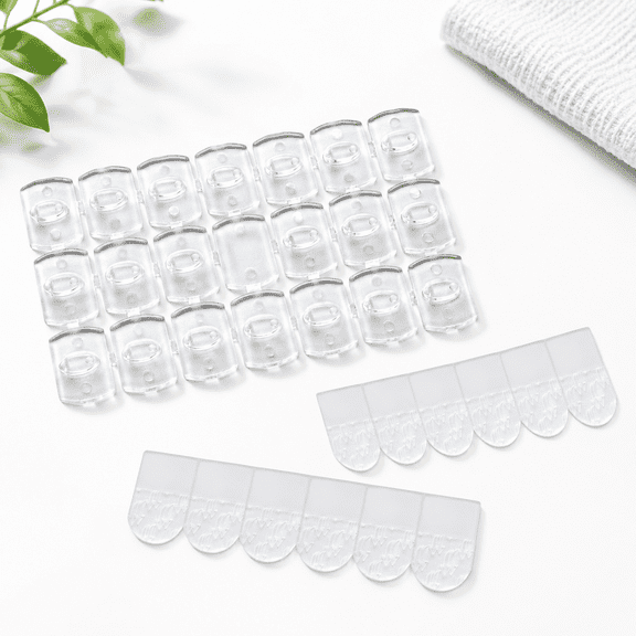 Clear Indoor Mini Light Clips 240 Clips+300 Strips-free Wall Hooks