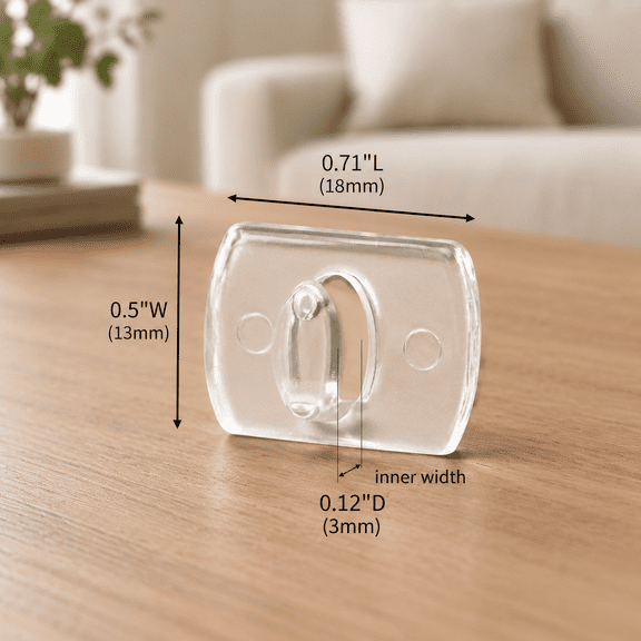 Clear Indoor Mini Light Clips 240 Clips+300 Strips-free Wall Hooks