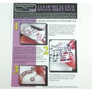 Clear Inkjet Decal Sheet Single Pack Bare Metal Foil