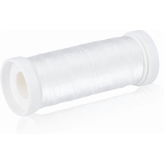Clear Invisible Nylon Sewing Thread Monofilament 500M Thickness 0.1mm for Sewing Beading and Hanging Decorations