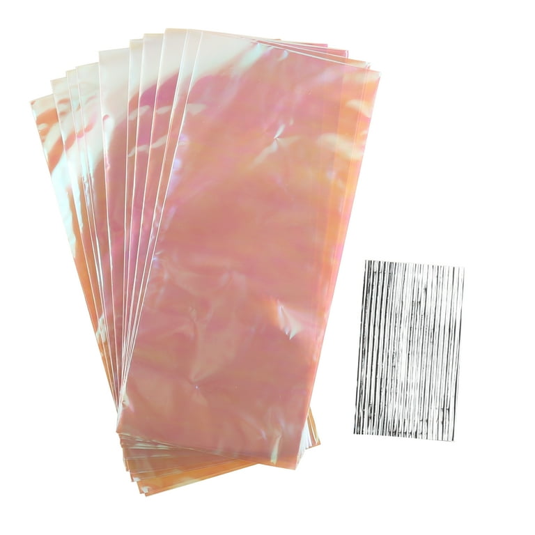 Way to Celebrate Iridescent Cellophane Bags, 20ct, Size: One Size