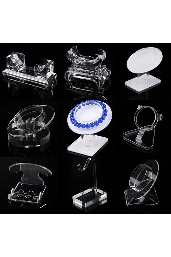 Clear Jewelry Bracelet Display Holder Bangle Organizer Rack Bracelet Stand