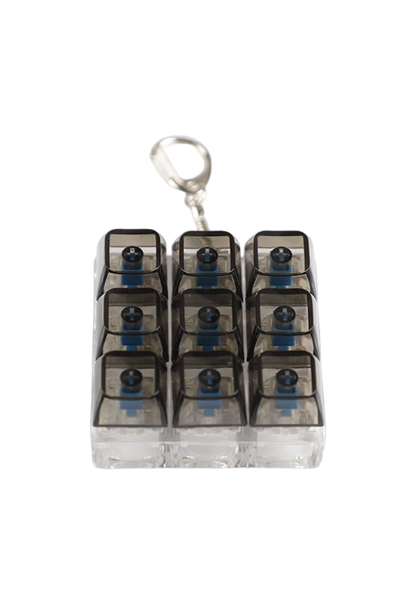 Clear Keyboard Switches Tester Keyring With Clicky Tactiled Feedbacks For Adults And Students