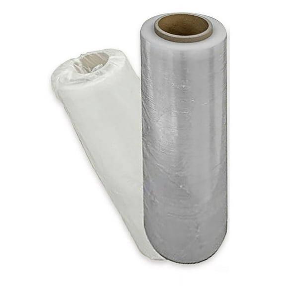 Clear LDPE 80 Gauge 18x1500ft Stretch Film - Industrial Grade (Pack of 1)