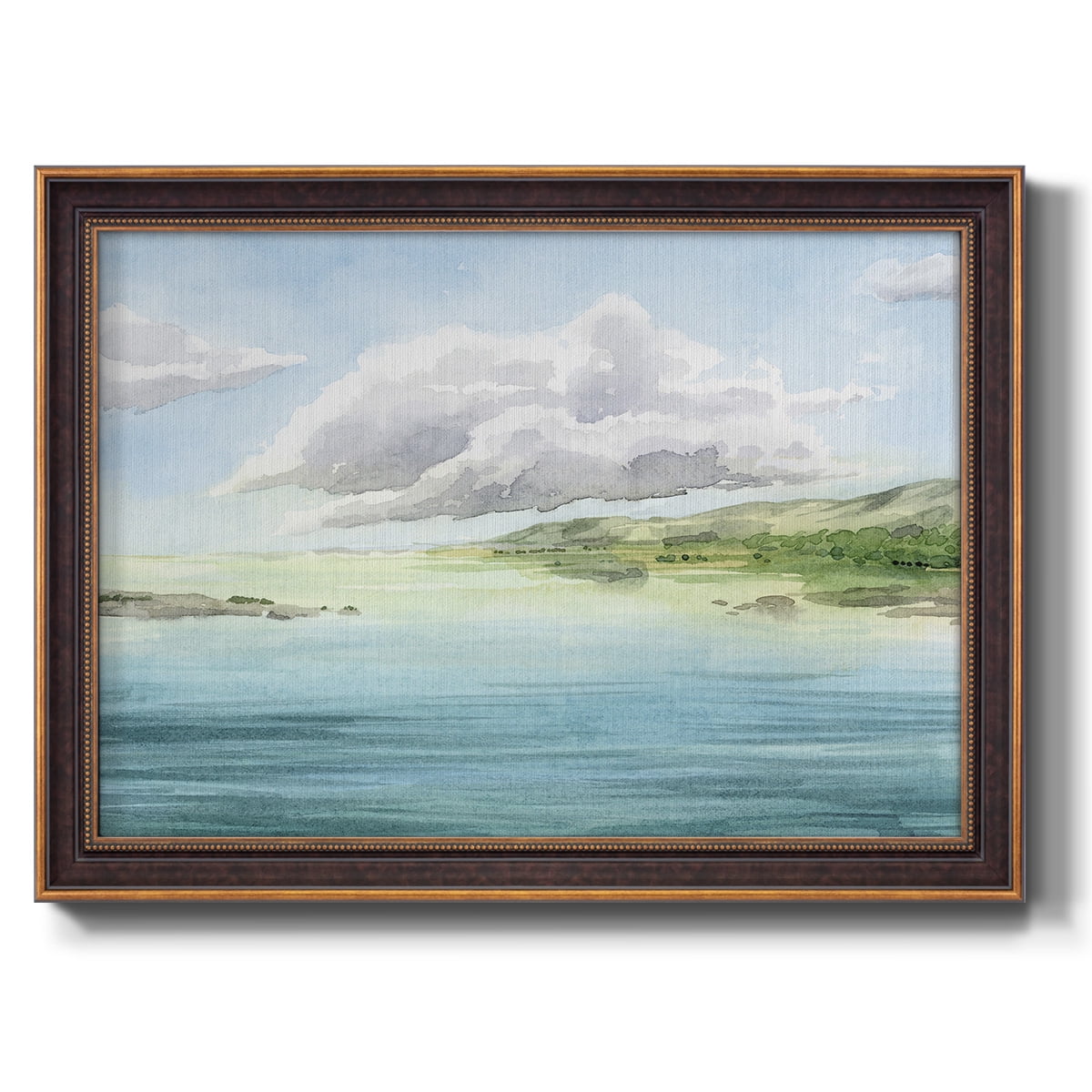 Clear Lagoon I Premium Framed Canvas- Ready to Hang
