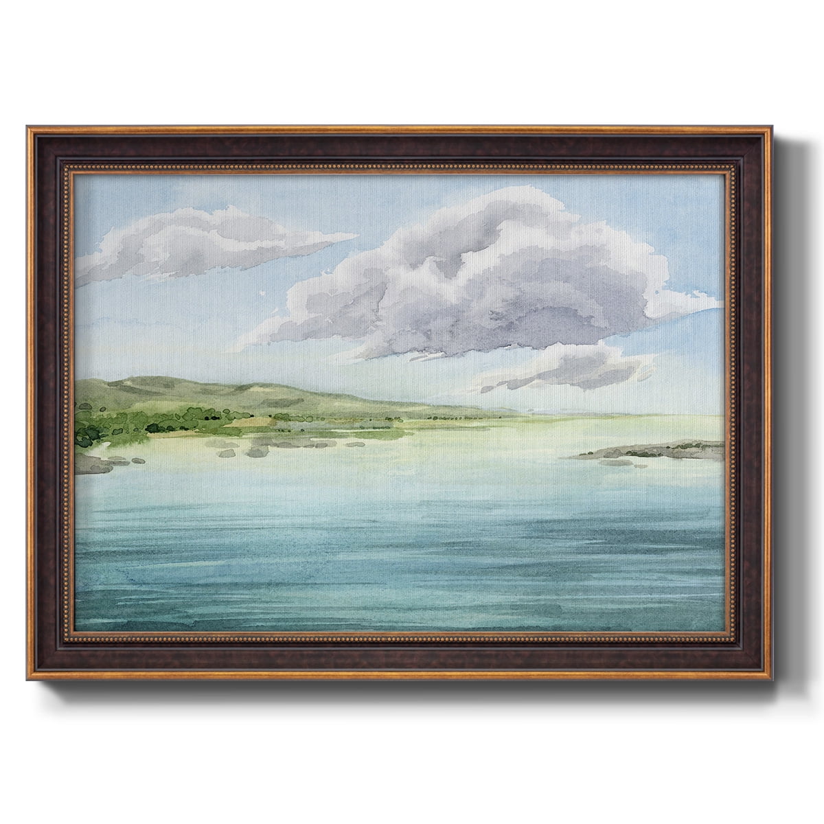 Clear Lagoon II Premium Framed Canvas- Ready to Hang