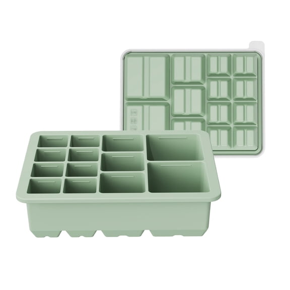 For Clear Large Ice Cubes – Silicone Tray For Freezer Easy Release And Stackable Design Reusable Party Super Cubes Extra Large Silicone Freezing Tray Silicone for Baby Food Small for Crafts Acrylic