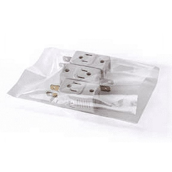 Clear Layflat Poly Bags 2 mil, 5 X 9 inches - Case of 1000 Bags