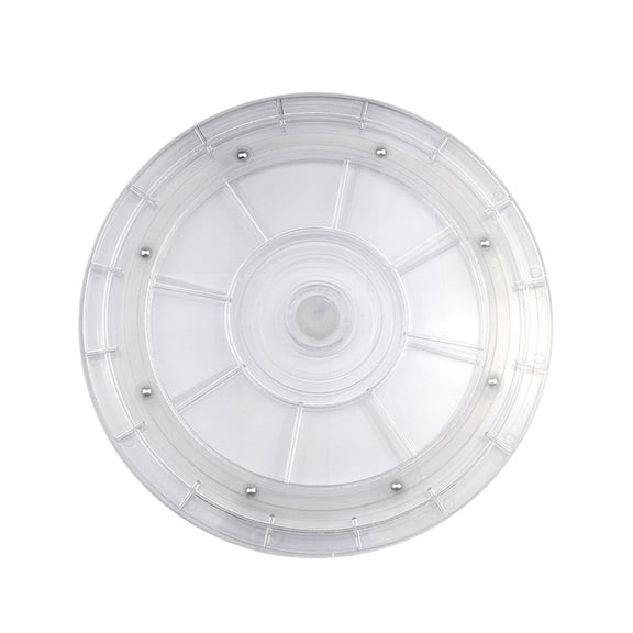 Clear Lazy Turntable 6" Acrylic Turntable Bearing For Decorating Cookies Clear Swivel Organizer Base