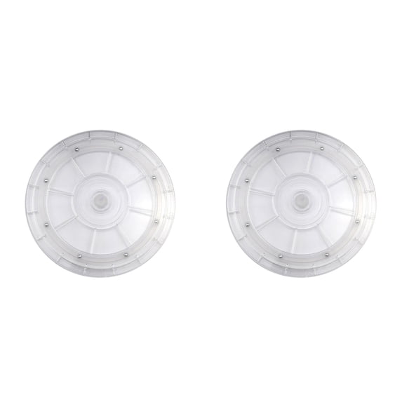 Clear Lazy Turntable 6" Acrylic Turntable Bearing for Decorating Cookies Clear Swivel Organizer Base, 5.91 inch, Clear 2PCS