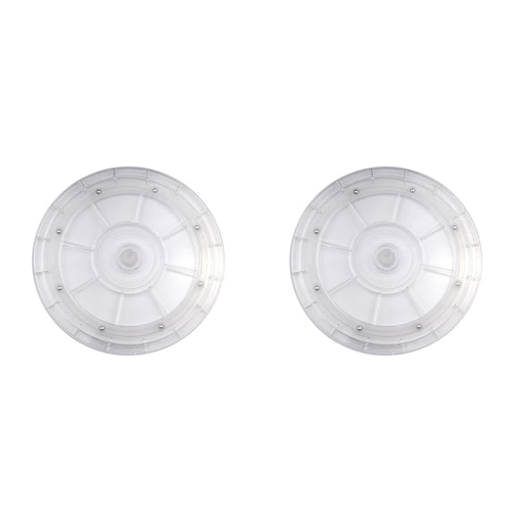 Clear Lazy Turntable 6" Acrylic Turntable Bearing for Decorating Cookies Clear Swivel Organizer Base, 5.91 inch, Clear 2PCS