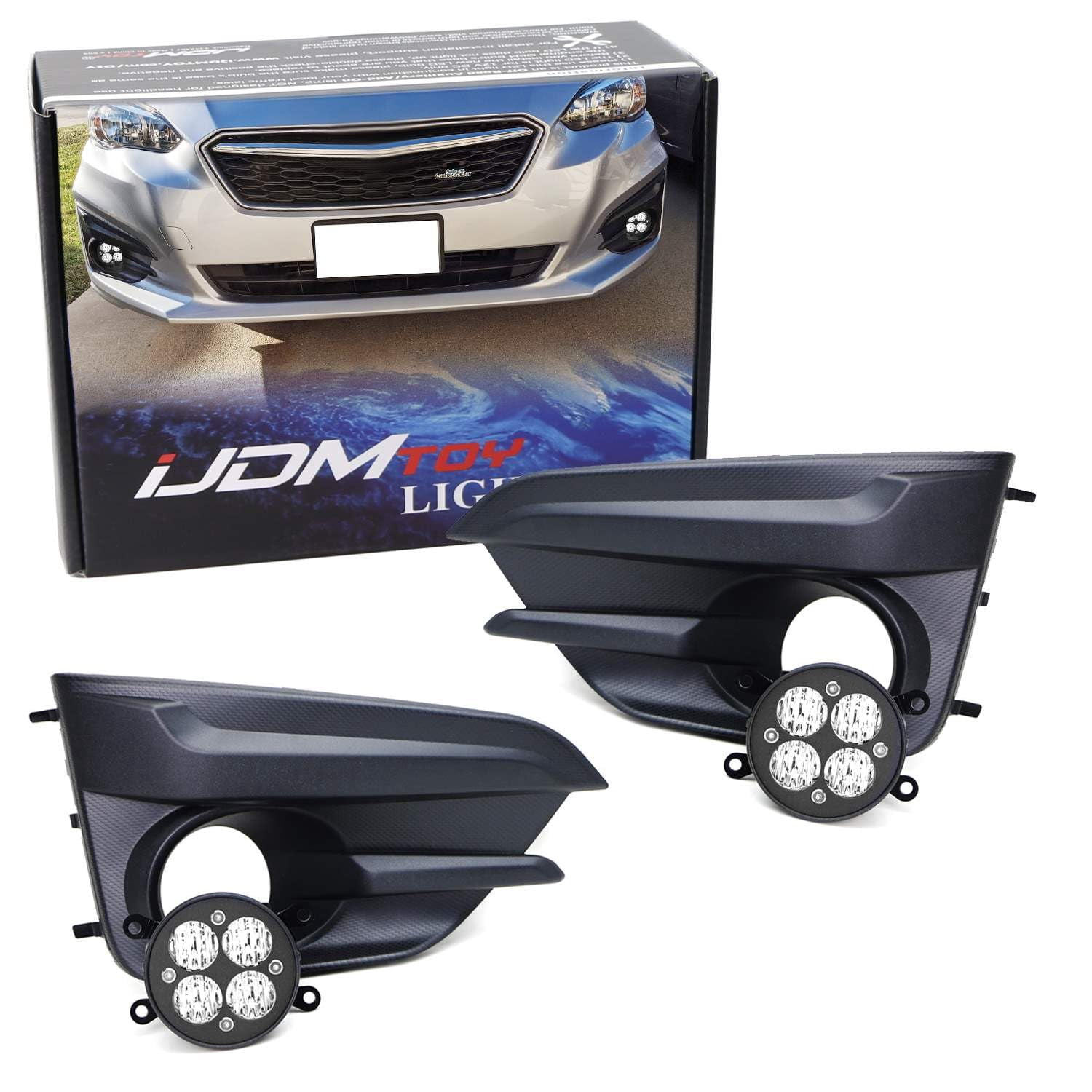 Genuine Subaru Fog Light Cover - Right Front Bumper Bezel For 2017-2019 Impreza
