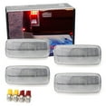 thumbnail image 1 of Clear Lens Amber/Red LED Trunk Bed Marker Lights Set For 2010-18 Dodge RAM 2500HD 3500HD Dually Truck Double Wheel Side Fenders, Powered by Total 20 LED, 1 of 9