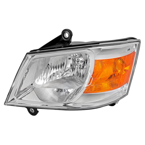 Clear Lens Factory Style Crystal Headlight - Driver Side Only Made for and Compatible with 2008-2010 Dodge Grand Caravan