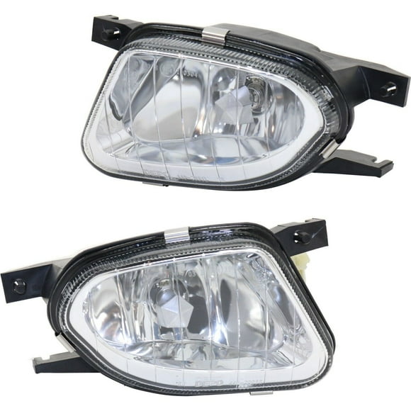 Clear Lens Fog Lights For 2010-2013 Mercedes For Sprinter 2500 - Set Of 2, Driver & Passenger Side