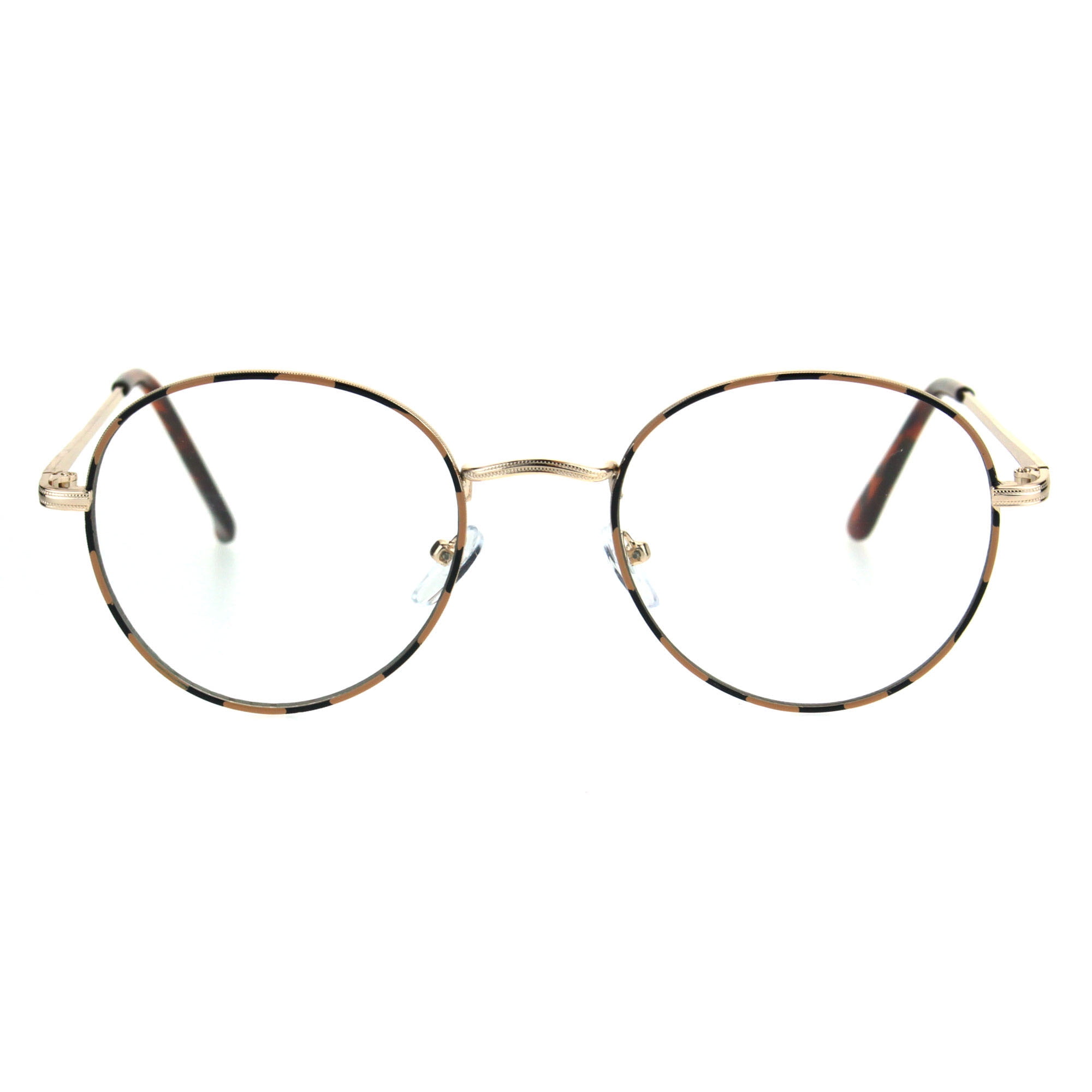 Retro Oval Glasses, Small Metal Frame Gl Gold Oval Glasses #3224014 | Zenni Optical main image 2
