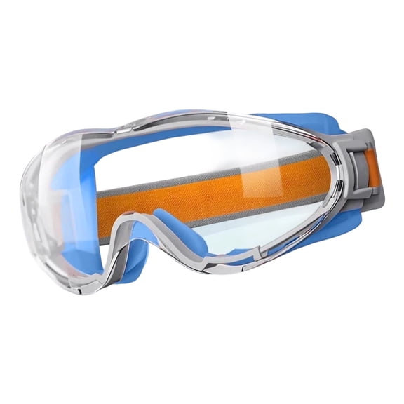 Clear Lens Riding Goggles with Full Seal Eye Coverage and Adjustable Strap for Outdoor Tasks and Everyday Cycling