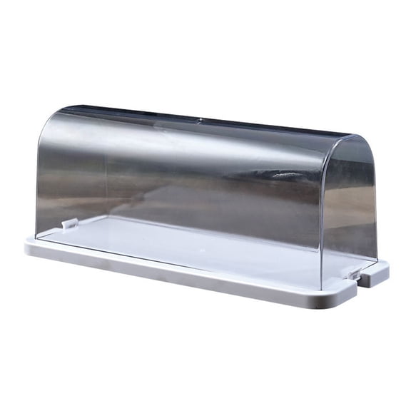 Clear Lid Plastic Container Cake Roll Container Muffins Cheese Pastry Dessert Fruit Display Boxes Storage Holder