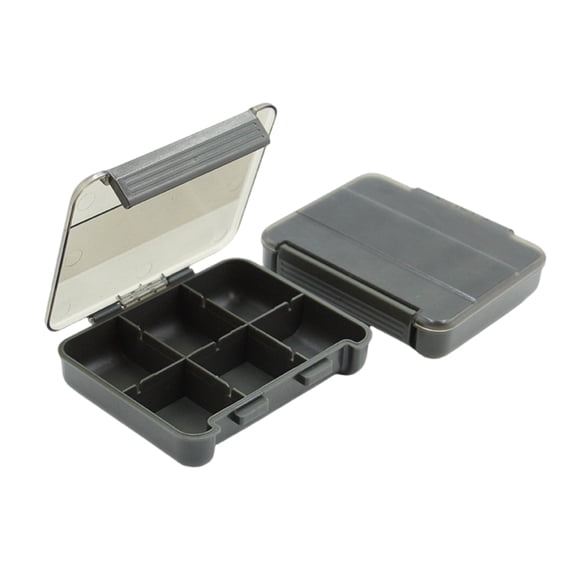 Clear Lid Tackle Box Multi Compartment Fishing Baits Hook Storage Container Case Fishing Accessory Storage Box
