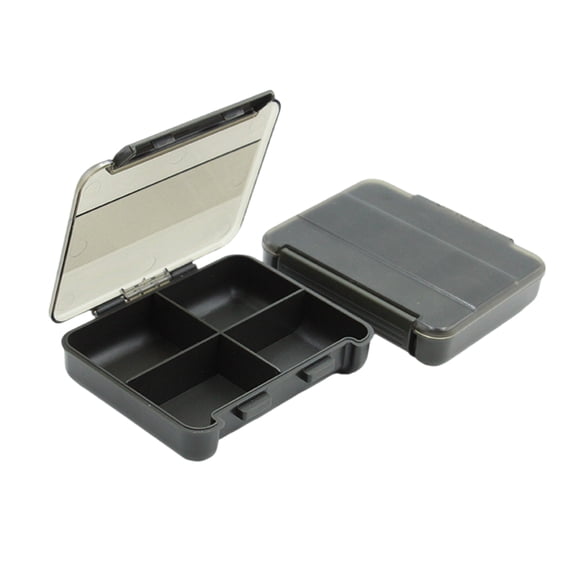 Clear Lid Tackle Box Multi Compartment Fishing Baits Hook Storage Container Case Fishing Accessory Storage Box