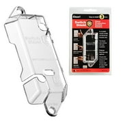 Clear Light Switch Guard / Cover (3 Pack) Rocker Style, Child-Safe, Home & Office