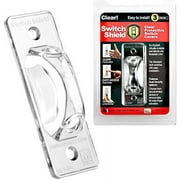SWITCH SHIELD Clear Light Switch Guard / Cover (3 Pack) Toggle Style, Child-Safe, Home & Office