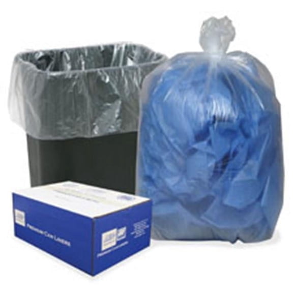 Clear Linear Low-Density Can Liners, 500 Per Count