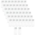 thumbnail image 1 of Clear Liquid Sampling Sample Glass Bottles Vials with Graduation White Screwcap Capacity 10ml Pack of 50, 1 of 6