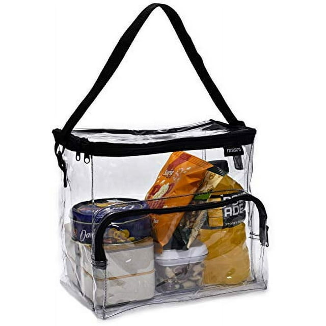 Clear Lunch Bag Durable PVC Plastic See Through Lunch Bag with