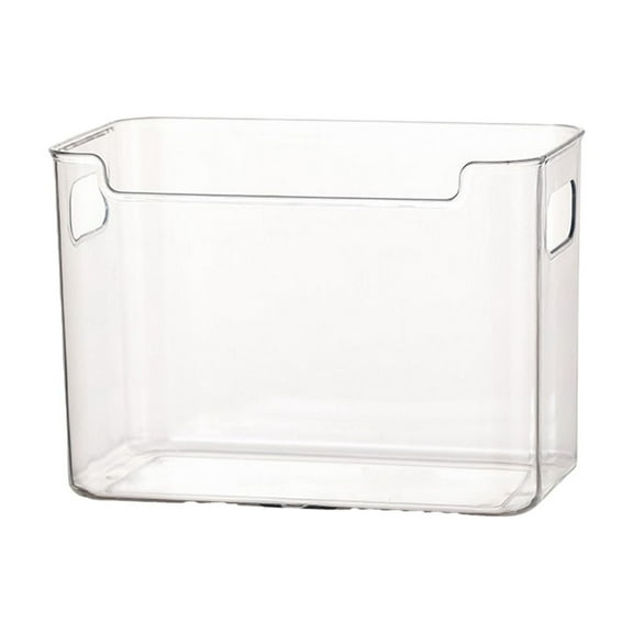 Clear M Refrigerator Storage Bin Fridge Organizer Box Side Door Storage For Food Fruits Vegetables Transparent Refrigerator Bin 1 Pc Size 7.01X4.92X4.05 In Weight 0.35 Lb