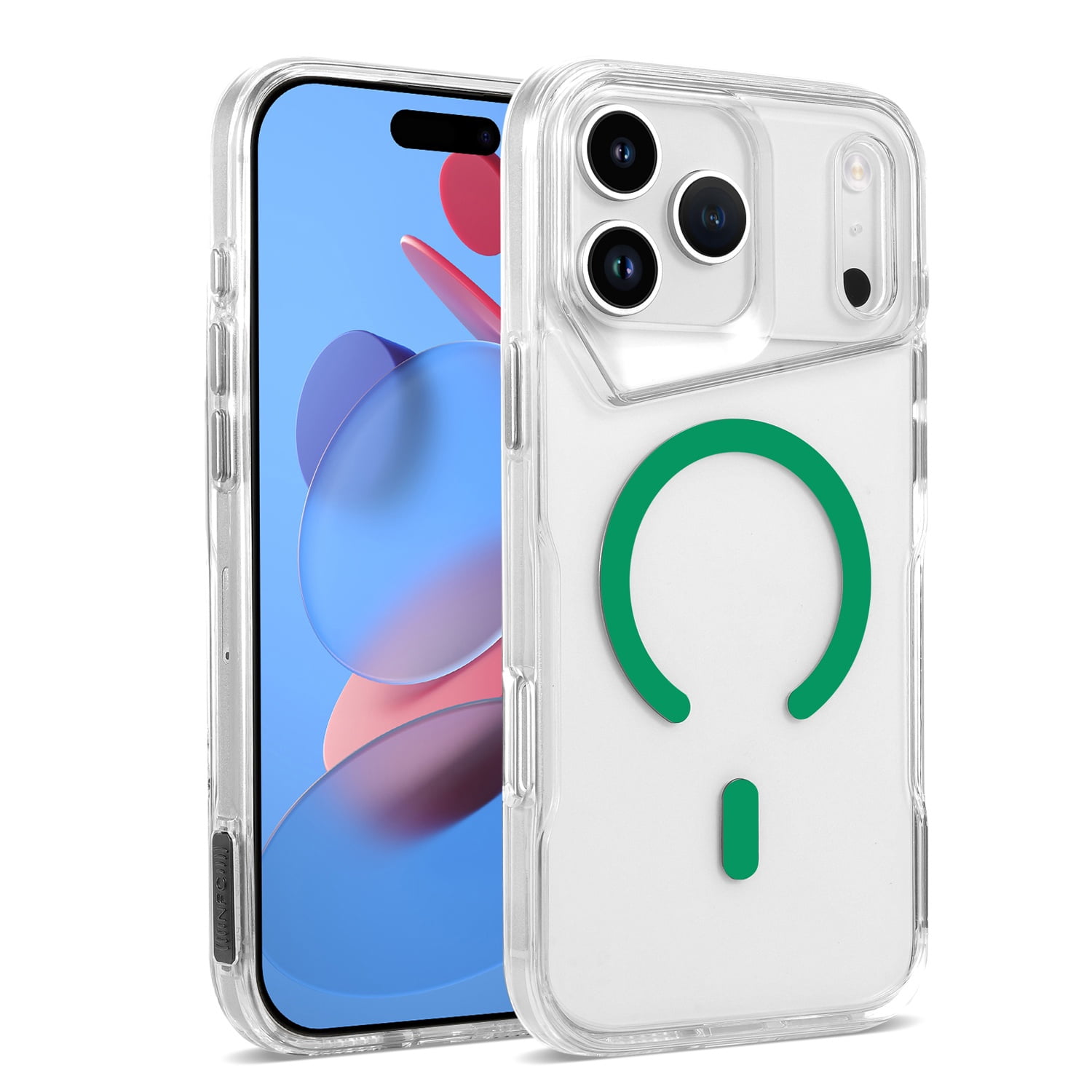 Clear MagSafe Clear Case for iPhone 17 Pro - Dark Green