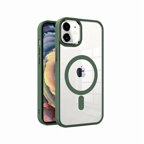 Clear Magnetic Case for Apple iPhone 12 and 12 Pro - Magsafe Compatible