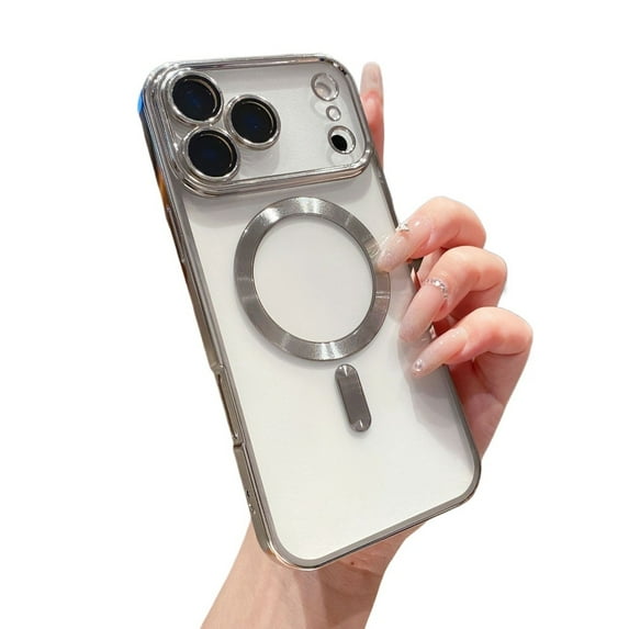 Clear Magnetic Case for iPhone 17/16 Pro Max - Full Protection with Lens Cover
