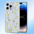 thumbnail image 1 of Clear Magnetic Case for iPhone 14 Pro Max High-Transparency Floral Flower Design Cover, Compatible with MagSafe Wireless Charging Slim Lightweight Shockproof Case for iPhone 14 Pro Max,Pattern-C, 1 of 5