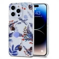 thumbnail image 1 of Clear Magnetic Case for iPhone 15 Plus High-Transparency Floral Flower Design Cover, Compatible with MagSafe Wireless Charging Slim Lightweight Shockproof Case, Purple Flower, 1 of 9