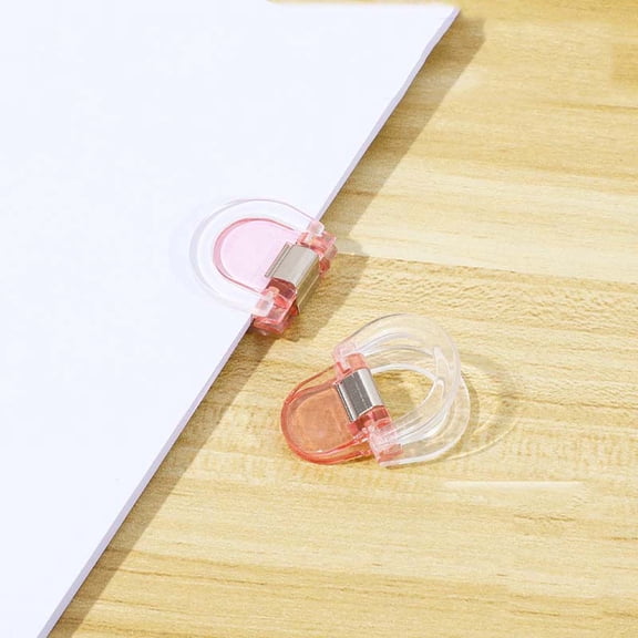 Clear Magnetic Clips, Strong Refrigerator Magnets for Photos and Papers, Acrylic U-Shaped Office Organization Clips for Whiteboard, Fridge, and Home Display