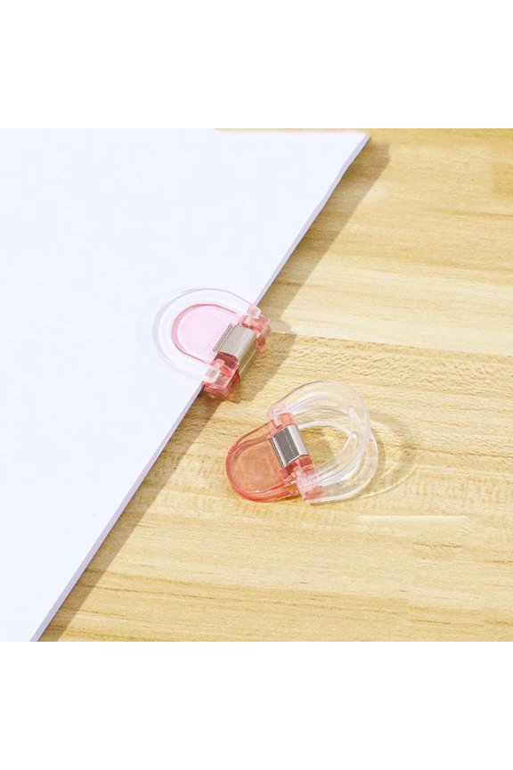 Clear Magnetic Clips Transparent Acrylic U Shaped Multi-Purpose Small Strong Grip Clips for Photos Papers Crafts Home Office and Classroom Organization