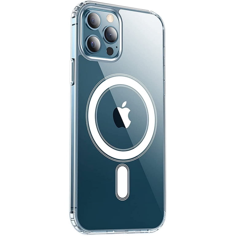 Clear Magnetic Phone Case for iPhone 12 Pro Max 6.7 inch [Non
