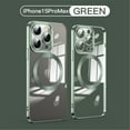 thumbnail image 1 of Clear Magnetic for iPhone 11 Pro Case with Lens Protection, Compatible with Magsafe, Military-Grade Protection, Yellowing Resistant, Scratch-Resistant Back, Shockproof Slim Phone Case,Green, 1 of 9