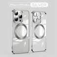thumbnail image 1 of Clear Magnetic for iPhone 11 Pro Case with Lens Protection, Compatible with Magsafe, Military-Grade Protection, Yellowing Resistant, Scratch-Resistant Back, Shockproof Slim Phone Case,Silver, 1 of 9