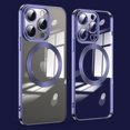 thumbnail image 1 of Clear Magnetic for iPhone 16 Pro Case with Lens Protection, Compatible with Magsafe, Military-Grade Protection, Yellowing Resistant, Scratch-Resistant Back, Shockproof Slim Phone Case,Purple, 1 of 8