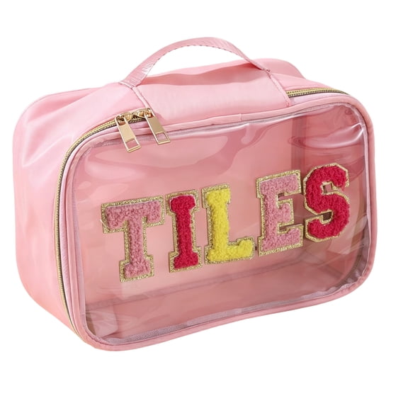 Clear Mahjong Tile Storage Bag – Waterproof Zippered PVC Travel Case with Internal Dividers for Protection, Lightweight Portable Holder for Game Lovers, Travelers & Home Use