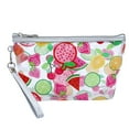 thumbnail image 1 of Clear Make Up Bag for Woman,Waterproof Bathroom Toiletry Bag，Fruit Pattern Cosmetic Bag with Zipper Handle Portable Makeup Pouch Watermelon, 1 of 6